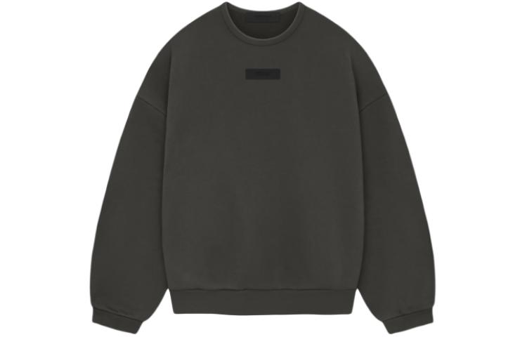 FOG SS24 Ink Black Crewneck Heavyweight Fleece Sweater - American Style 192SP244680F