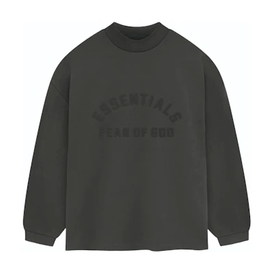 FOG SS24 Ink Black Pullover Longsleeve Graphic Heavyweight Sweatshirt 125SP242010F