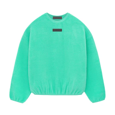 FOG SS24 Mint Leaf Fleece Crewneck Sweatshirt Heavyweight Pullover-Unisex 192SP244702F