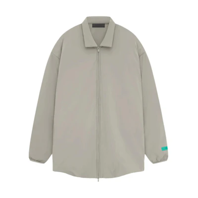 FOG SS24 Nylon Filled Shirt Jacket Seal Gray Heavyweight Outerwear 202SP244495F