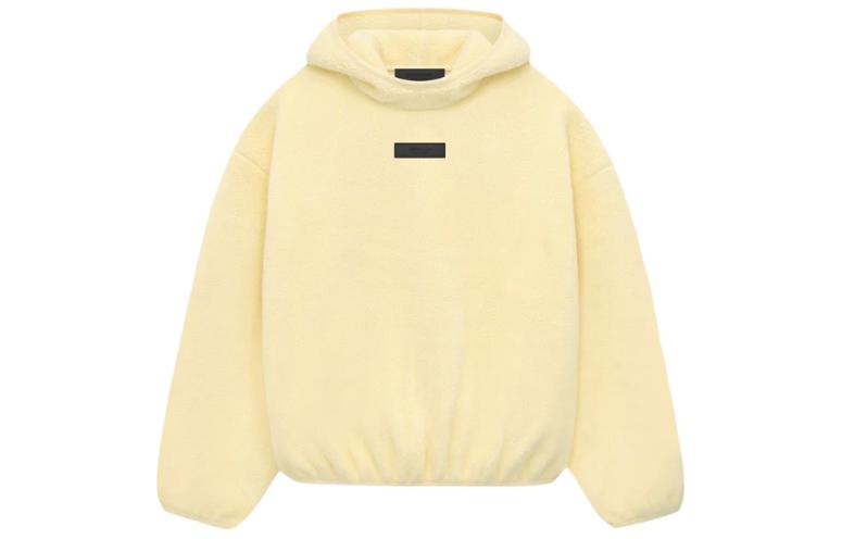 FOG SS24 Pullover Hoodie Garden Yellow Heavyweight Fleece Casual Hoodie 202SP244261F