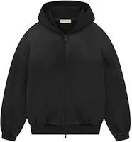 Fear of God SS24 Season 8 Full Zip Hoodie Black Unisex Oversized Fit Sweatshirt FG850-095FLC-001 Fear of God SS24 Season 8 Full Zip Hoodie Black Unisex Oversized Fit Sweatshirt FG850-095FLC-001