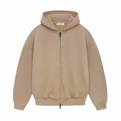 FOG SS24 Season 8 Full Zip Hoodie Oversized Unisex Camel Pullover FG850-095FLC-237