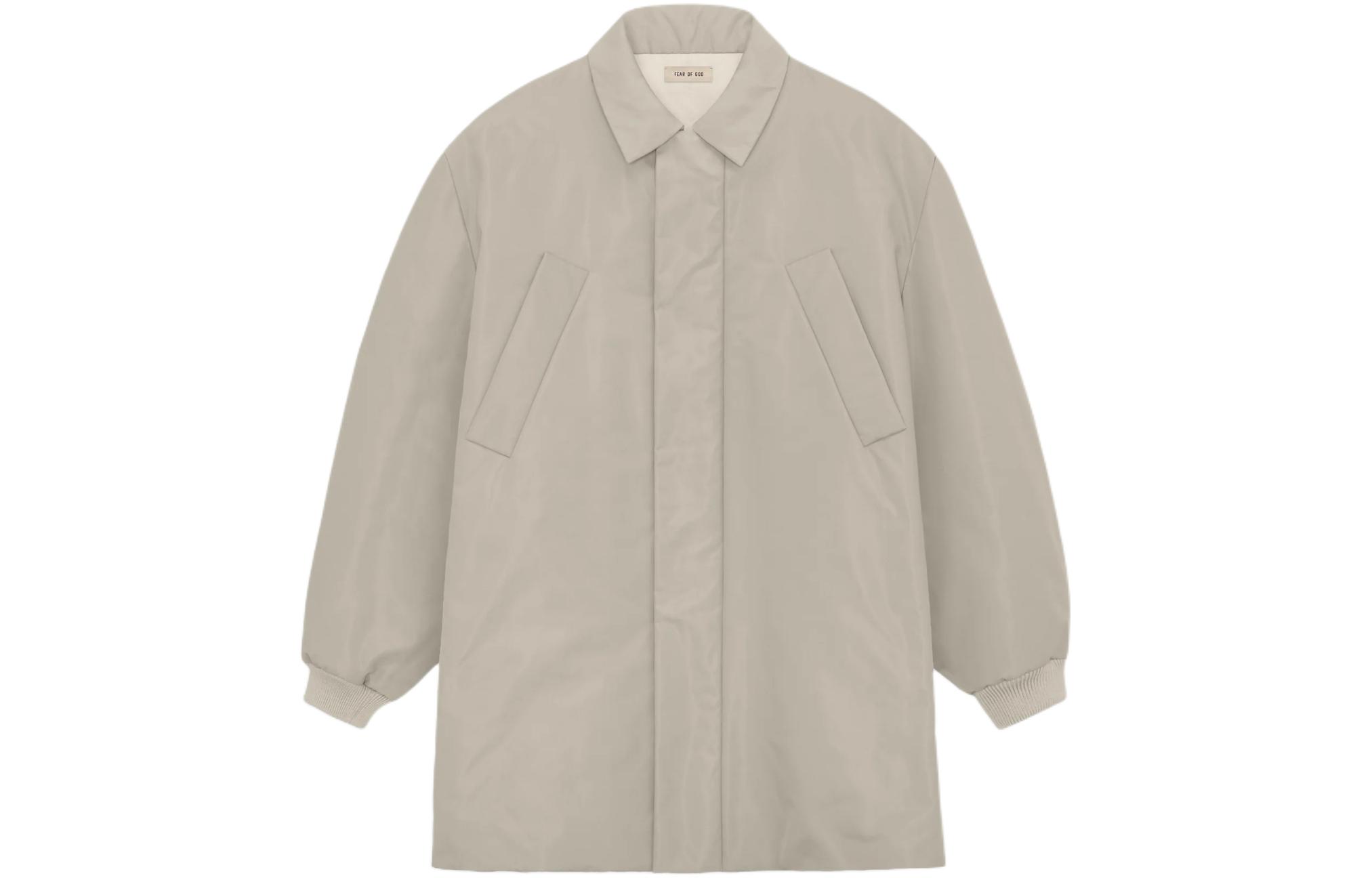 FOG SS24 Season 8 Heavy Nylon Long Bomber Jacket Paris Sky Unisex FG830-396SNY-039