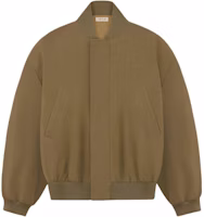Fear of God SS24 Season 8 Wool Bomber Jacket Brown Baseball Collar Outerwear FG830-3132WOL-245 Fear of God SS24 Season 8 Wool Bomber Jacket Brown Baseball Collar Outerwear FG830-3132WOL-245