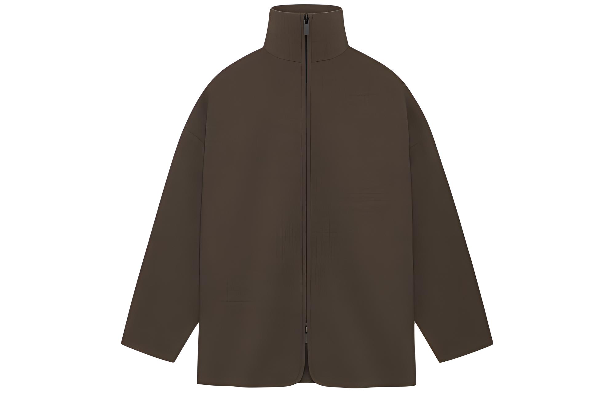 FOG SS24 Season 8 Wool Canvas High Neck Jacket Mocha FG830-073WCA-201