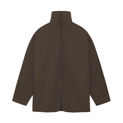 FOG SS24 Season 8 Wool Canvas High Neck Jacket Mocha FG830-073WCA-201