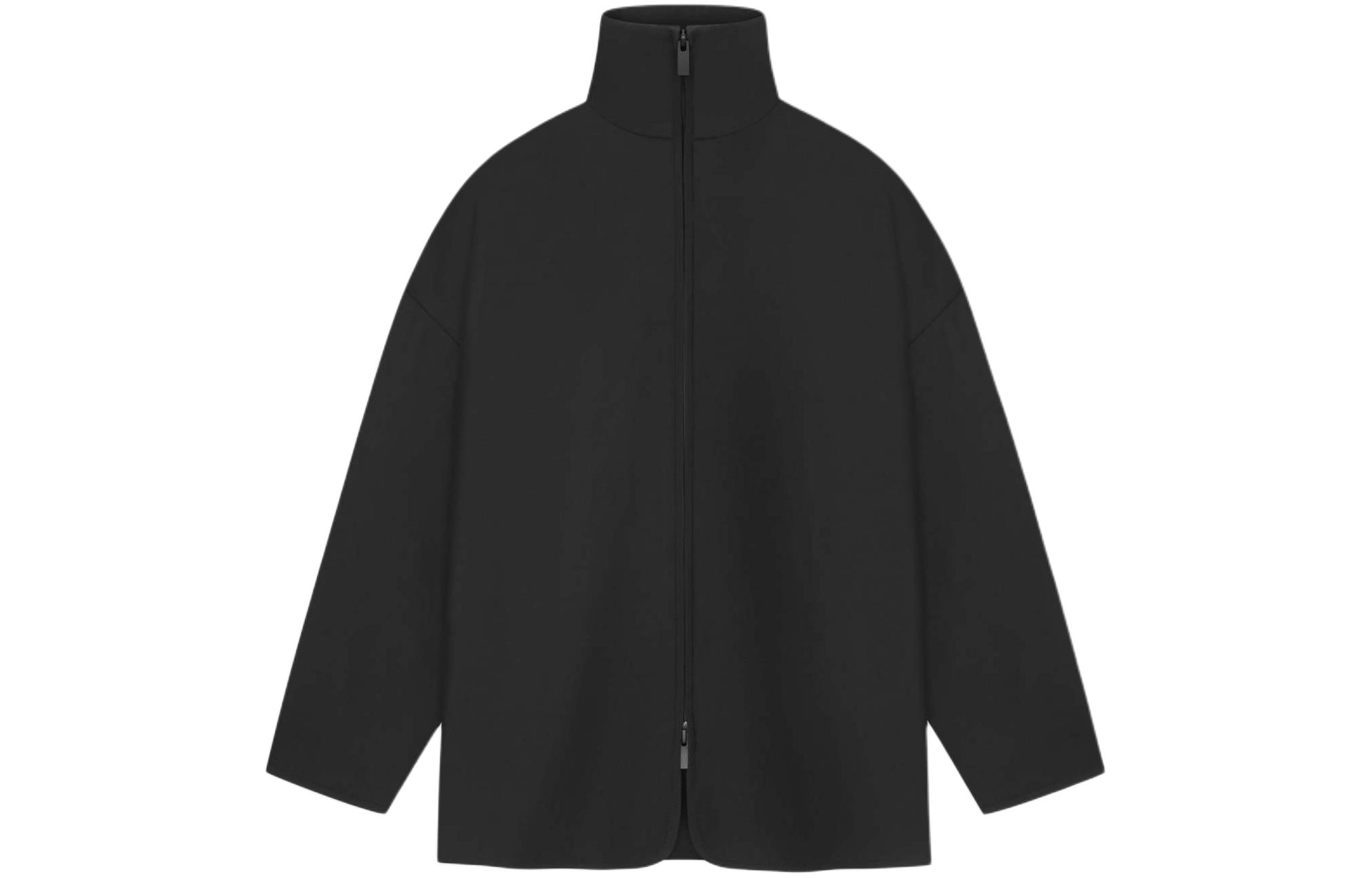 FOG SS24 Season 8 Wool Silk High Neck Jacket Black FG830-073WOS-001