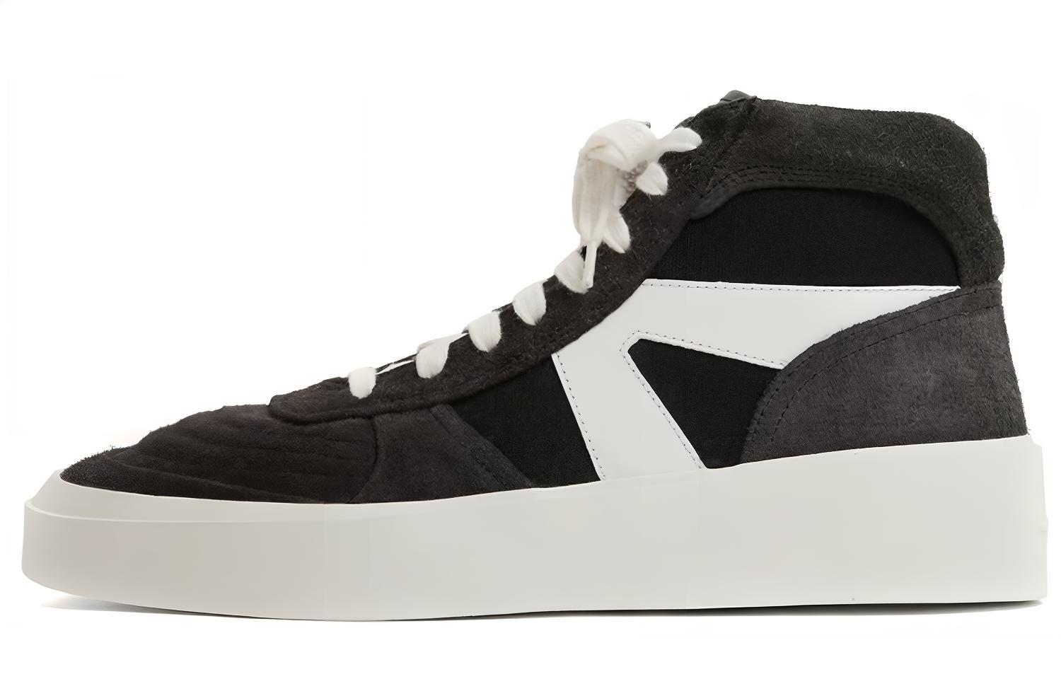 Fear of God Strapless Skate Mid Black White 6H19-7025-RSC-006