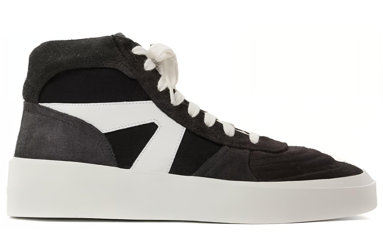 Order Fear of God Strapless Skate Mid Zwart Wit 6H19-7025-RSC-006