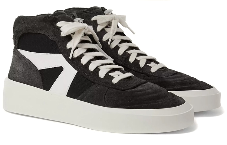 Lookbook Fear of God Strapless Skate Mid Zwart Wit 6H19-7025-RSC-006