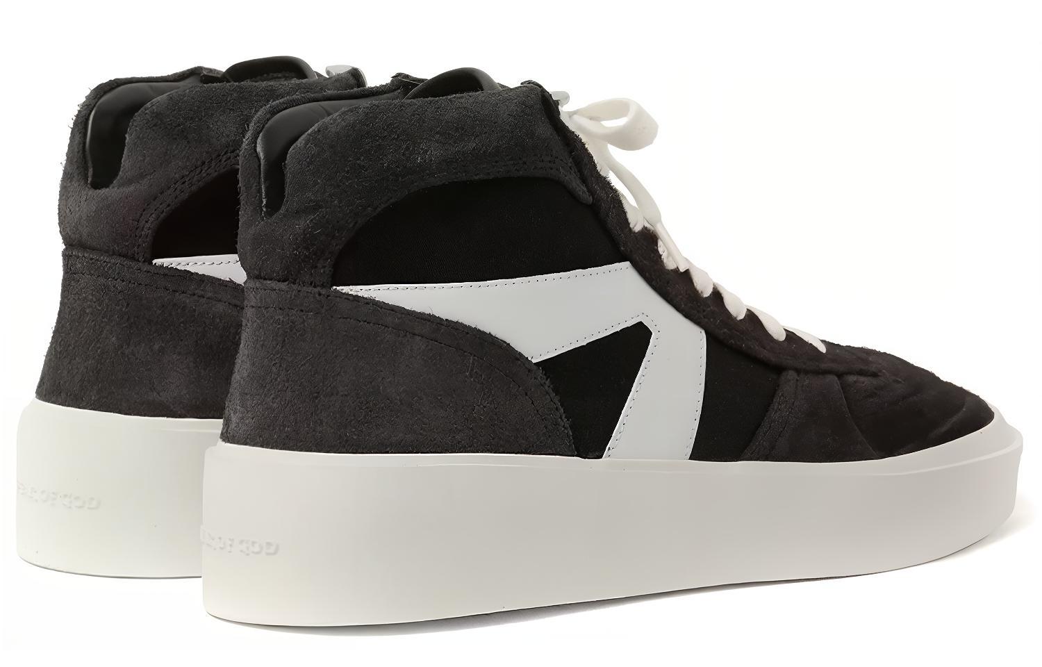 Shop Fear of God Strapless Skate Mid Zwart Wit 6H19-7025-RSC-006