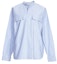 Buy Fear of God Stripe Pullover Henley Dad Shirt Blue/White