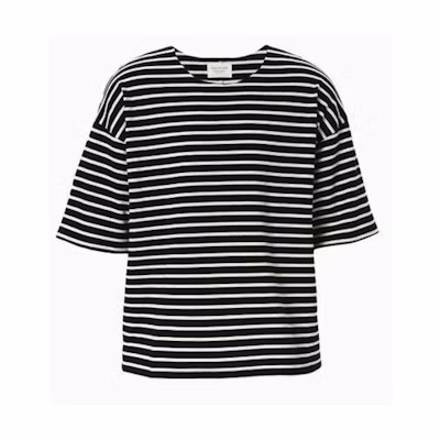 FOG Striped Crew T-Shirt Black Stripe