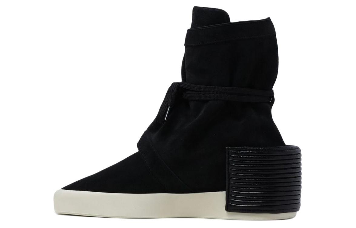 Fear of God Suede Low-Top Lace-Up Casual Sneakers Black Shoes FG882-121SUE-001