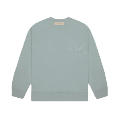 FOG Sycamore Letter Logo Crewneck Sweatshirt Haze Blue Unisex Heavyweight essential192BT222041F