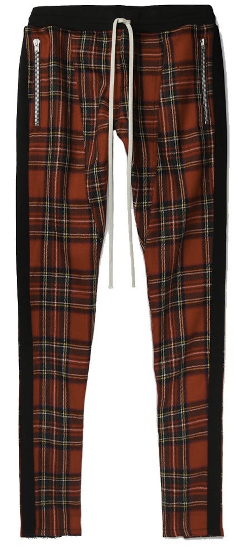 Fear of God Tartan Wool Plaid Trouser Track Pants Red Plaid