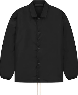 Fear of God Koleksi Hitam Coaches Jacket Jet Black Jaket Berat 202sp232010f 202SP232010F Buy Fear of God Koleksi Hitam Coaches Jacket Jet Black Jaket Berat 202sp232010f 202SP232010F