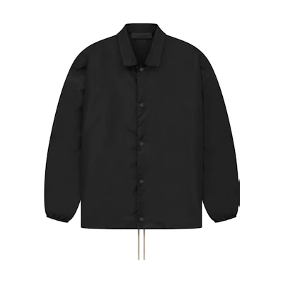 FOG The Black Collection Coaches Jacket Jet Black Heavyweight Jacket 202sp232010f