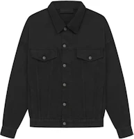 Fear of God The Black Collection Denim Jacket Jet Black Heavyweight Coat 202SP234270F Fear of God The Black Collection Denim Jacket Jet Black Heavyweight Coat 202SP234270F