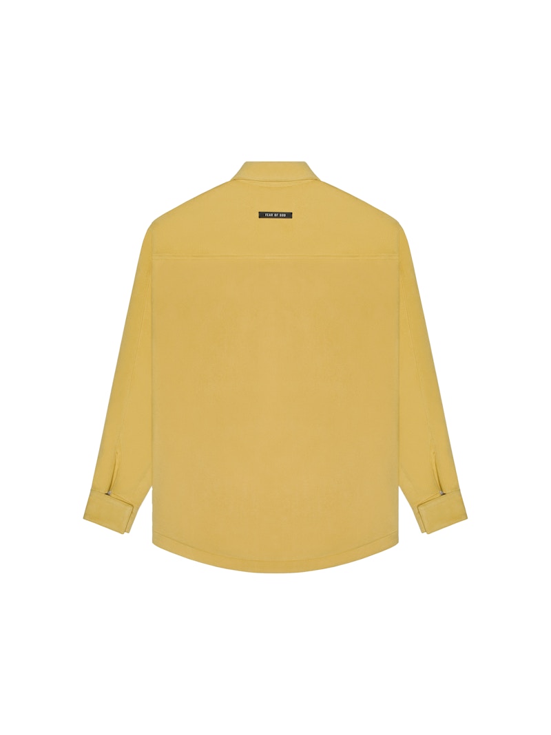Order Camisa Chaqueta Ultrasuede Fear of God Amarillo Guante de Jardín.