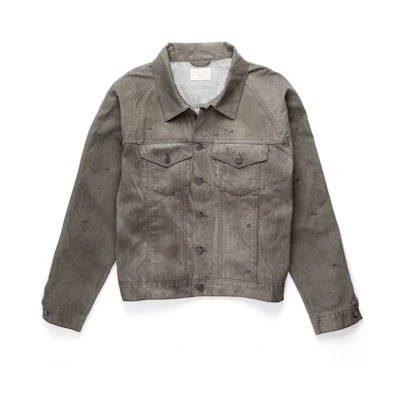 Fear of God Union Raglan Denim Jacket Grey