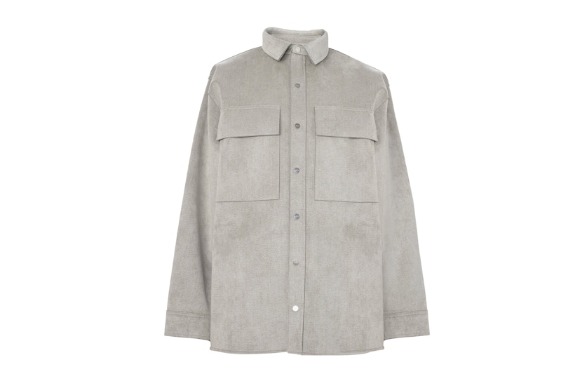 Fear of God Utrasuede Shirt Jacket Heather Grey