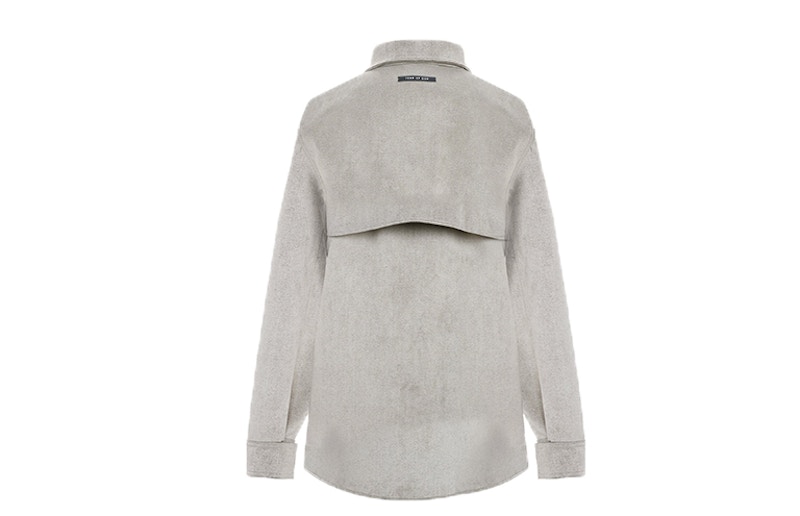 Order Chaqueta Camisa Ultrasuede Fear of God Gris Jaspeado