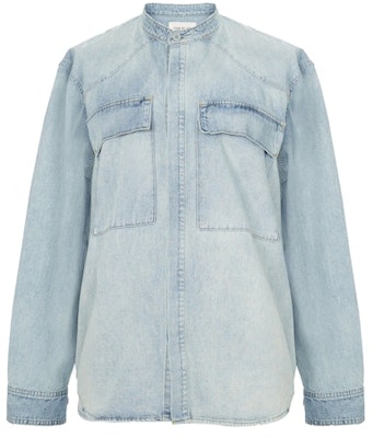 Fear of God Vintage Denim Shirt Vintage Indigo Buy Fear of God Vintage Denim Shirt Vintage Indigo