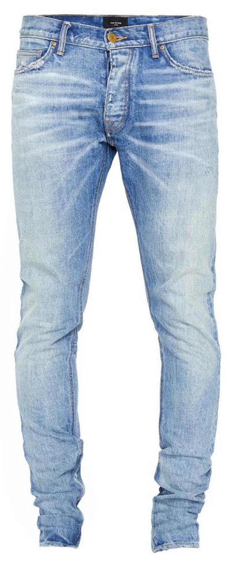 Fear of God Vintage Wash Selvedge Denim Jeans Indigo