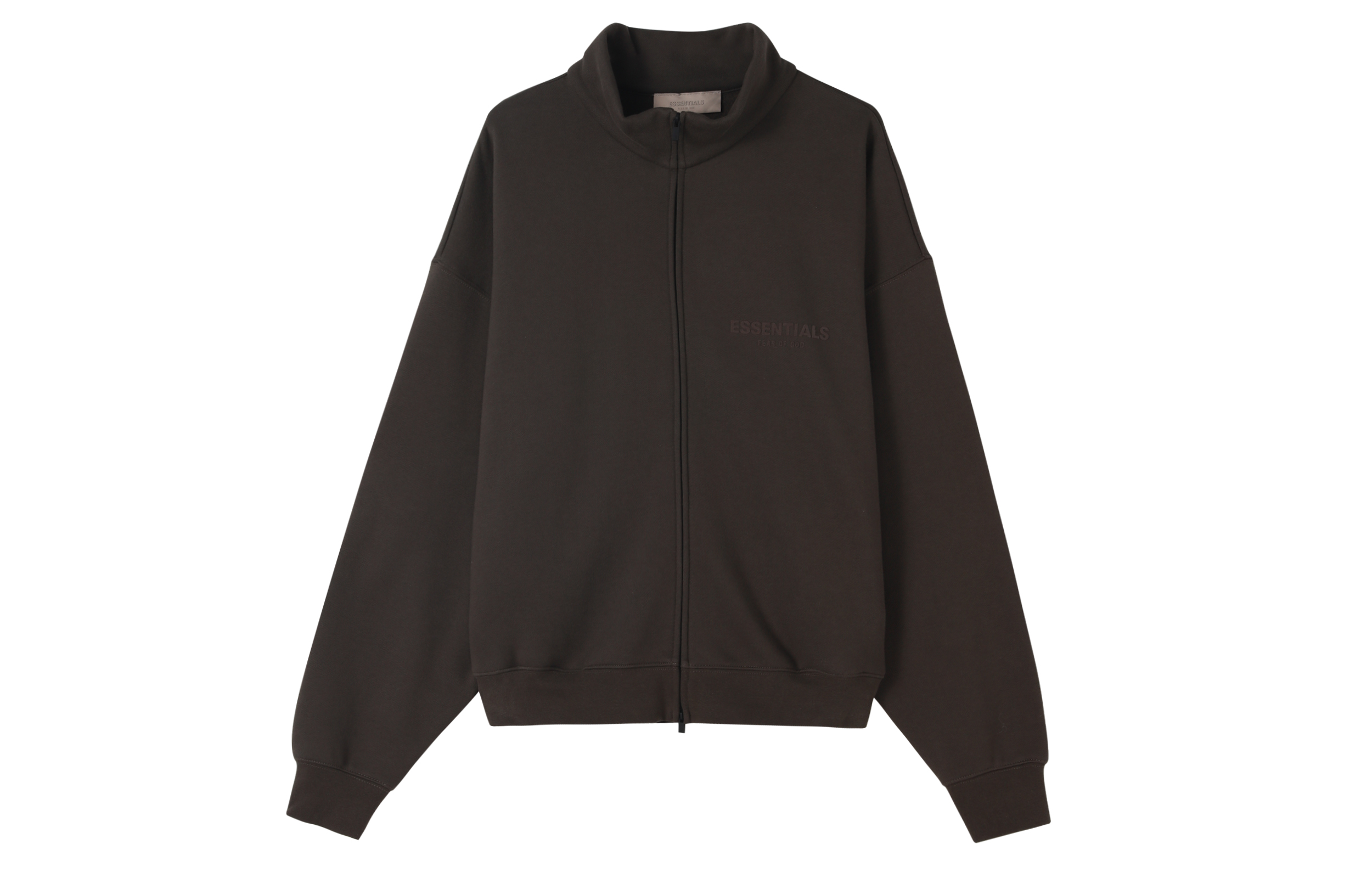 FOG W22 Off Black Heavyweight Zip-Up Jacket Unisex in Gray-Black FOG-FW22-498