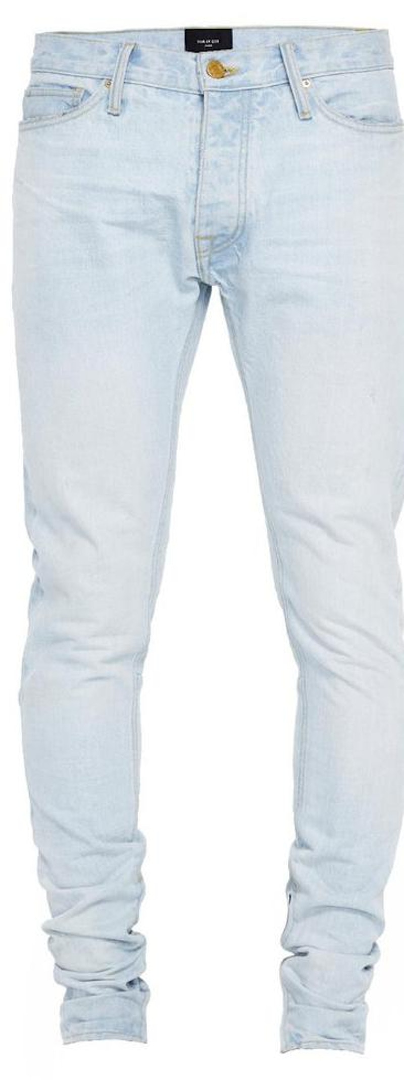 Fear of God Washed Out Indigo Selvedge Denim Jeans Indigo