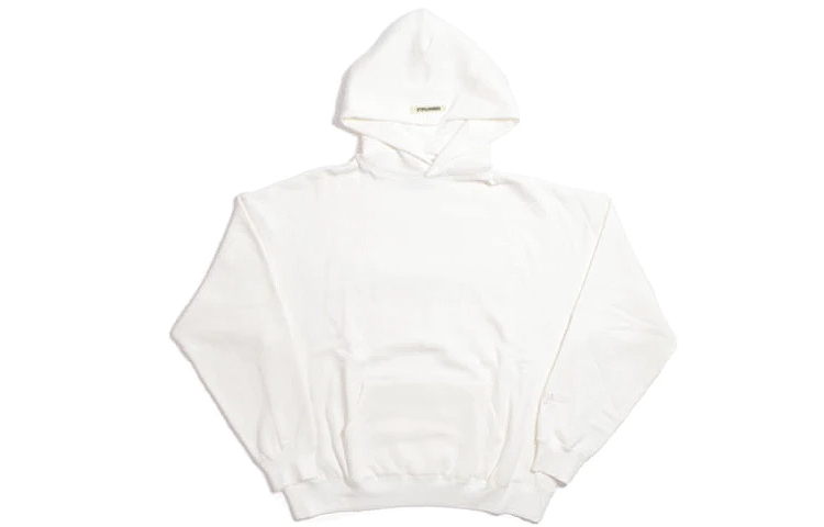 FOG White 3M Reflective Letter Heavy Hoodie Unisex Pullover Sweater FOG-FW19-8
