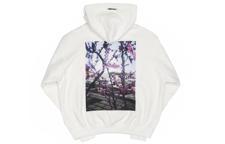 FOG White Fleece Photo Print Hoodie Unisex Heavyweight Streetwear FOG-FW19-4