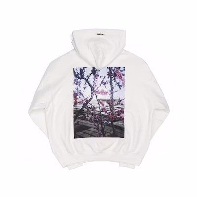 FOG White Fleece Photo Print Hoodie Unisex Heavyweight Streetwear FOG-FW19-4