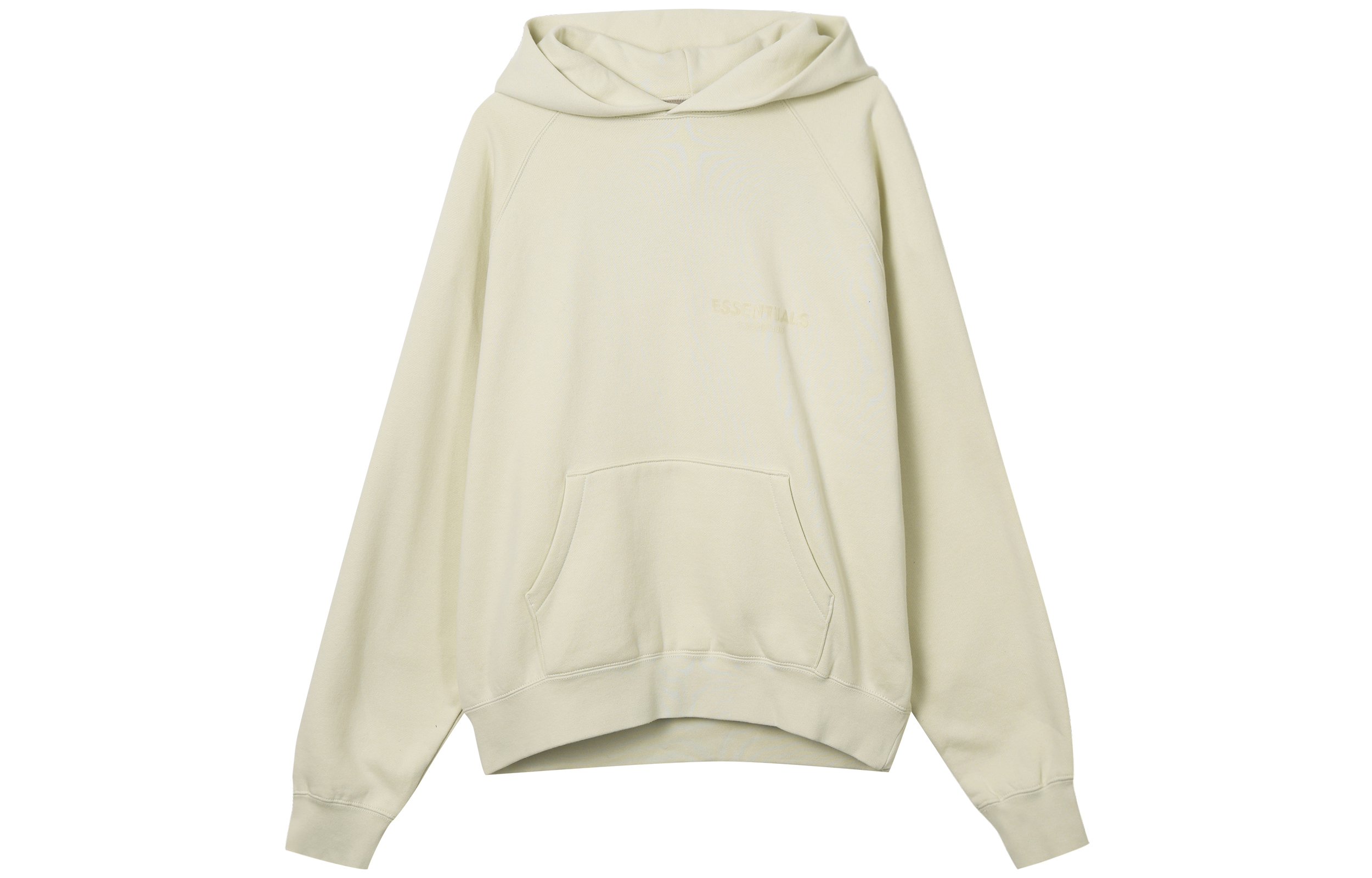 FOG Winter FW21 Logo Heavyweight Pullover Hoodie Cream Unisex 192BT212251F
