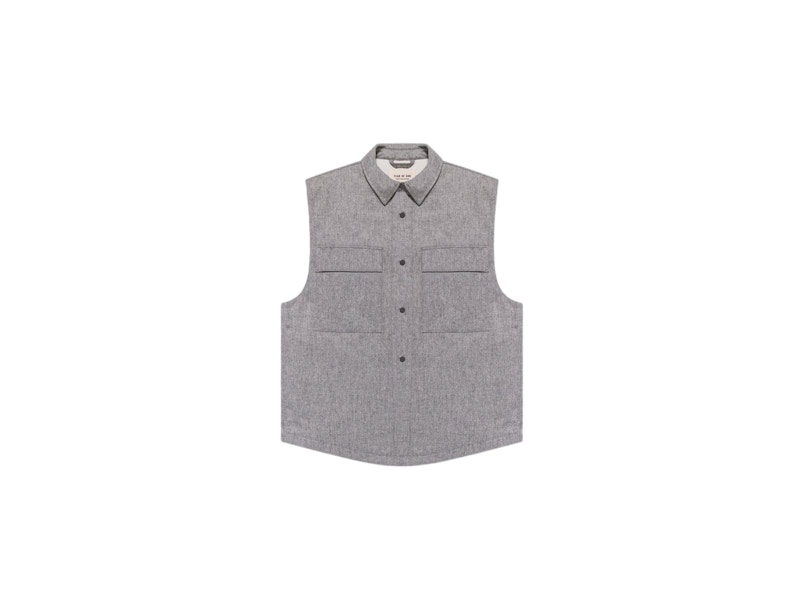 Buy Chaleco de Lana Fear of God Gris Jaspeado