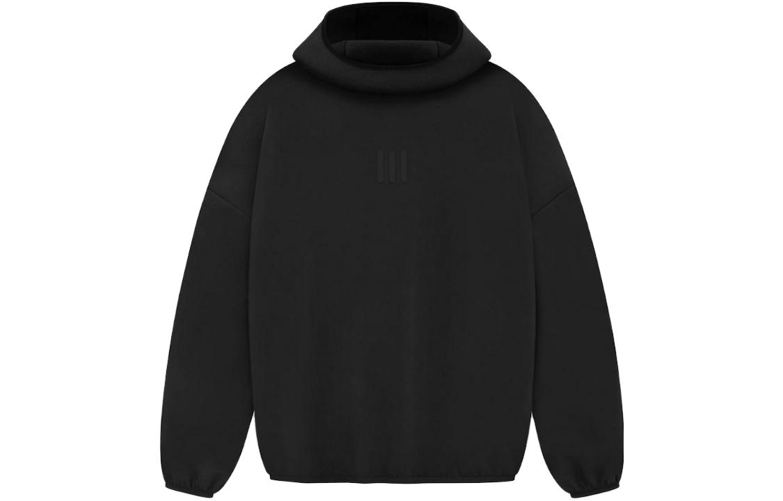 FOG adidas FW23 Athletics Black Oversized Pullover Hoodie Unisex IS5322