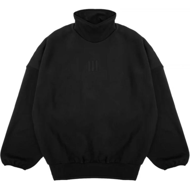 FOG adidas SS24 Logo Long Sleeve Track Sweatshirt Black IS5314