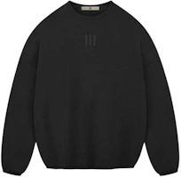 Fear of God x adidas SS24 Suede Fleece Crewneck Unisex Pullover - Black IS8706 Fear of God x adidas SS24 Suede Fleece Crewneck Unisex Pullover - Black IS8706