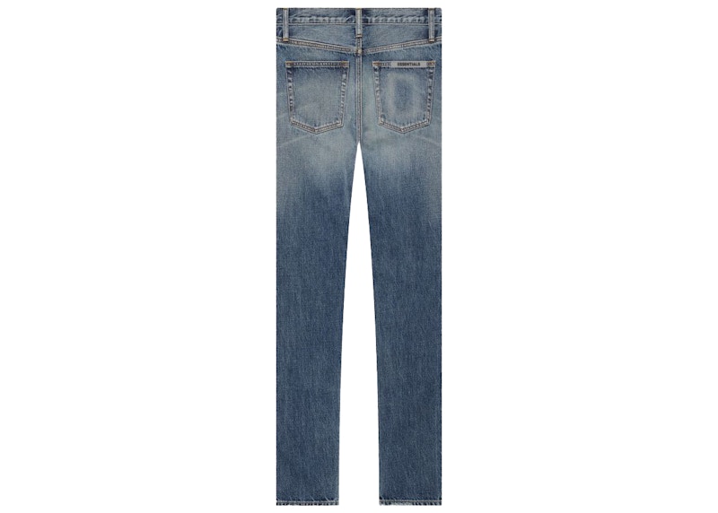 Buy Fear of God x ESSENTIALS Seluar Denim Dark Indigo Wash