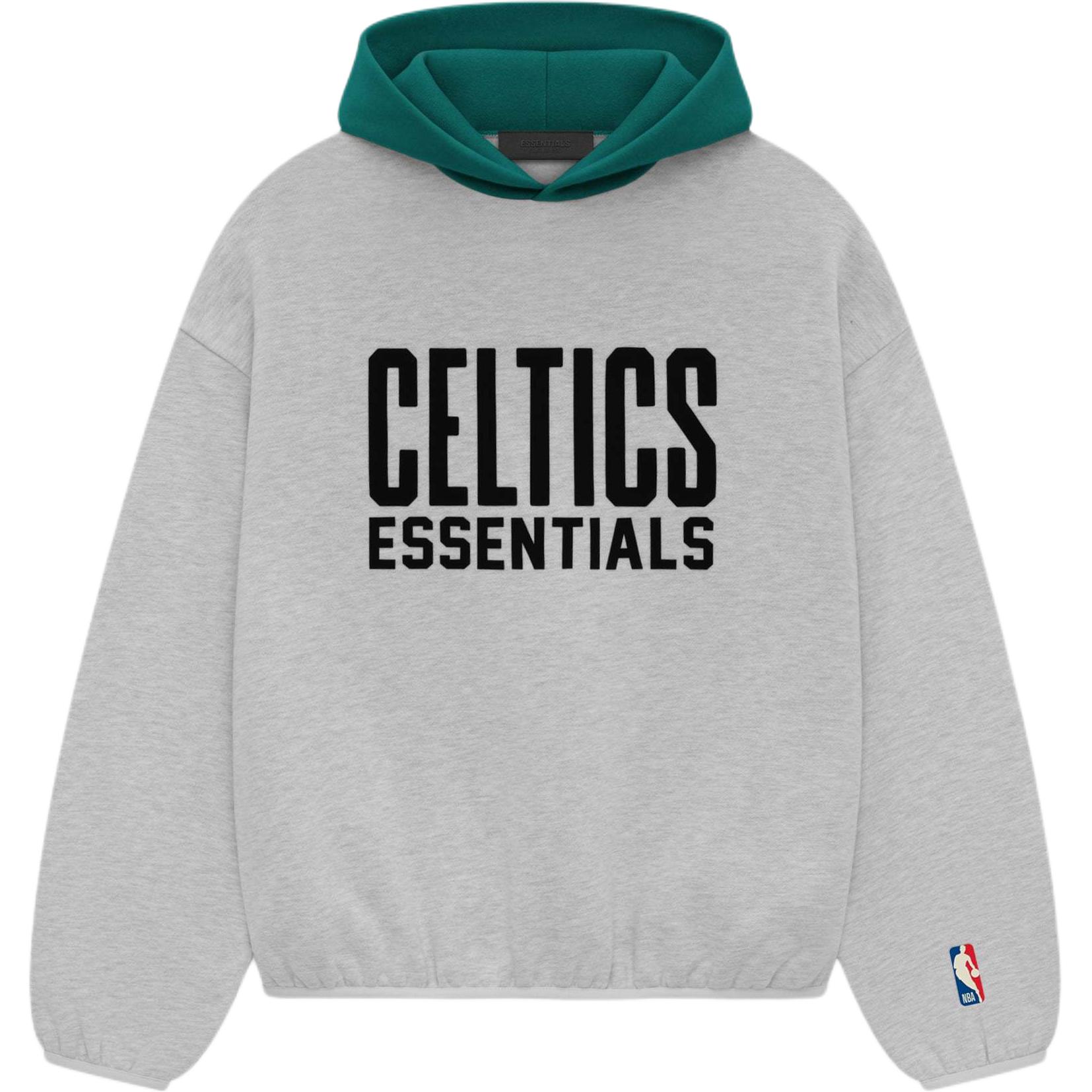 FOG NBA Essentials Celtics Hoodie Light Heather Boston Logo Pullover 192al246303f