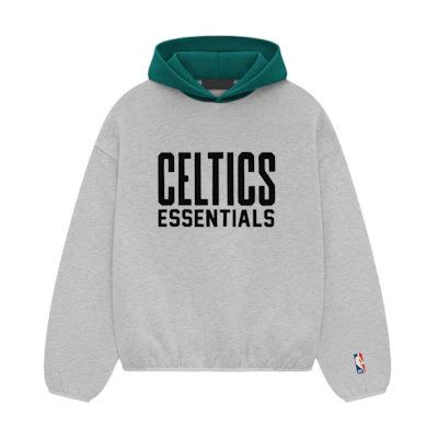 FOG NBA Essentials Celtics Hoodie Light Heather Boston Logo Pullover 192al246303f