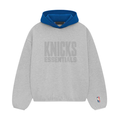 FOG NBA Essentials Knicks Light Heather Hoodie Graphic Logo 192al246301f