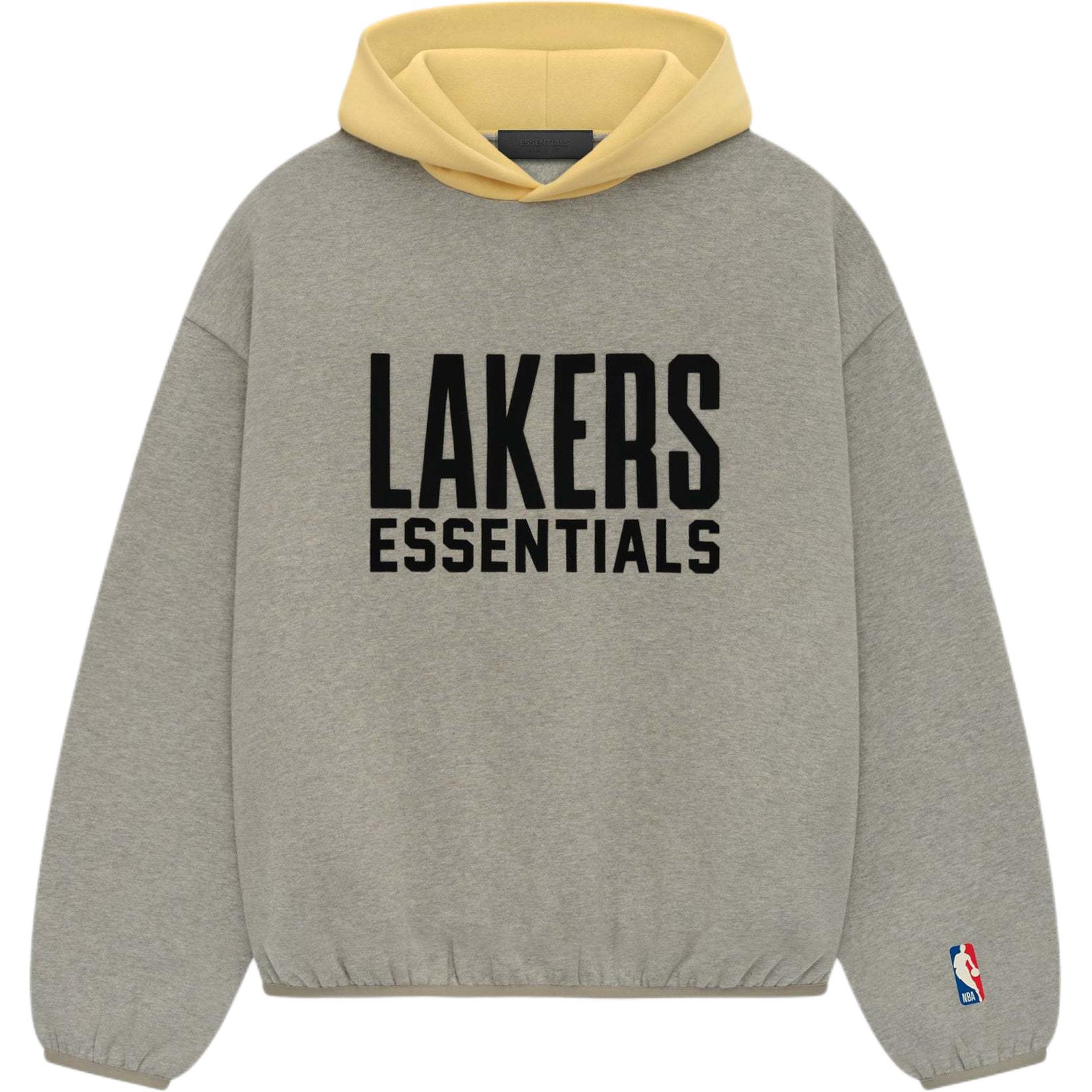 FOG NBA Essentials Lakers Hoodie Warm Heather Gray Pullover 192al246305f
