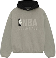 Fear of God x NBA Essentials NBA Hoodie Warm Heather Grey Pullover Hoodie 192al246500f Fear of God x NBA Essentials NBA Hoodie Warm Heather Grey Pullover Hoodie 192al246500f
