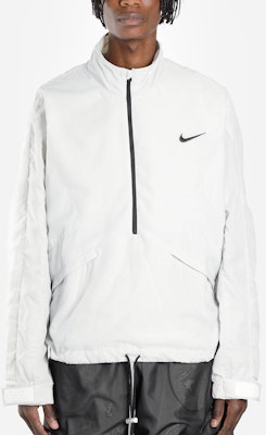 Fear of God x Nike Half Zip Jacket Pure Platinum/Light Bone/Black Lookbook Fear of God x Nike Half Zip Jacket Pure Platinum/Light Bone/Black