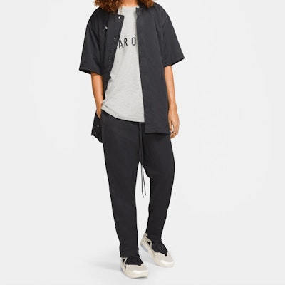 Fear of God x Nike Nylon Warm Up Pants Off Noir Details for Fear of God x Nike Nylon Warm Up Pants Off Noir