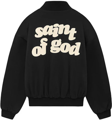 Fear of God x SAINT Mxxxxxx Jaket Hitam Unisex FW23 dengan Desain Punggung. FOG-FW23-1 Buy Fear of God x SAINT Mxxxxxx Jaket Hitam Unisex FW23 dengan Desain Punggung. FOG-FW23-1