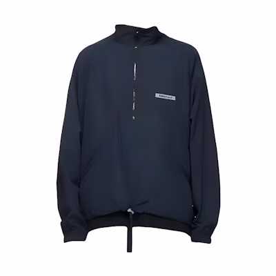 FOG SSENSE Navy Half Zip Track Jacket Unisex Pullover Heavyweight Coat 202250500030041